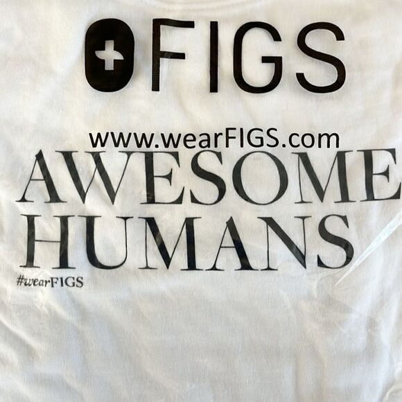 FIGS Awesome Humans Wear FIGS Long Sleeve Tee - Picture 7 of 8
